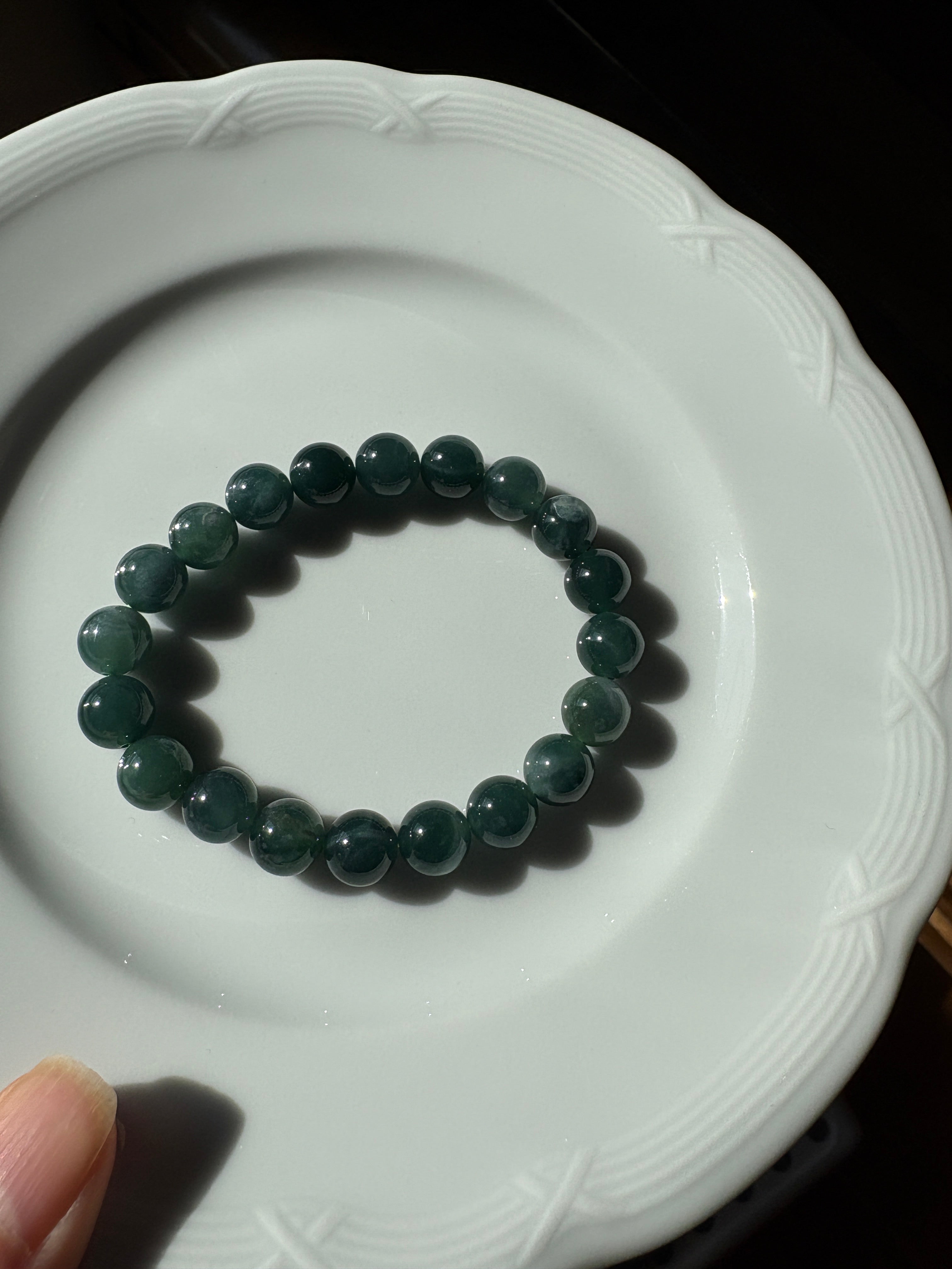 Dark green Guatemala Jade