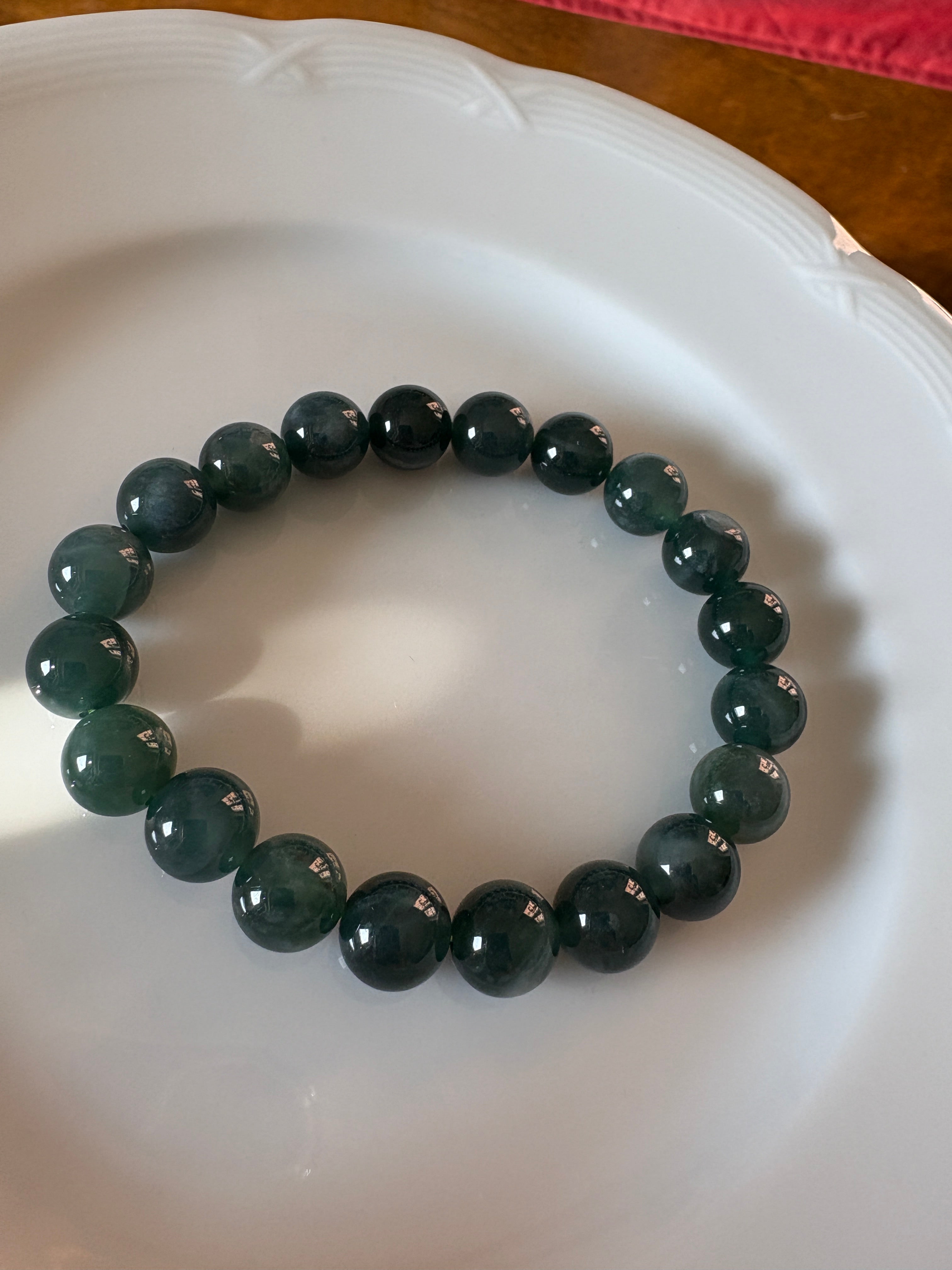 Dark green Guatemala Jade