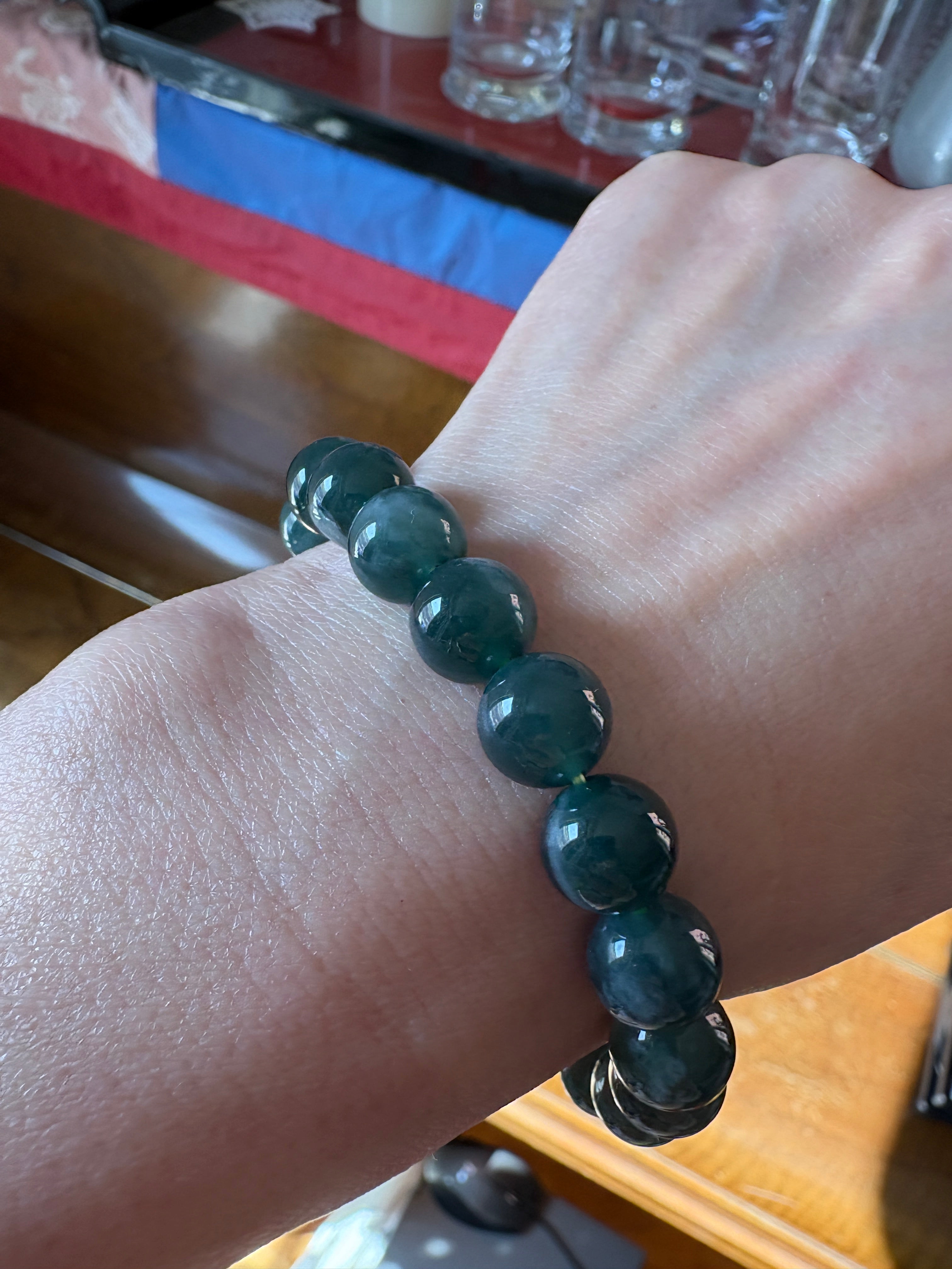 Dark green Guatemala Jade