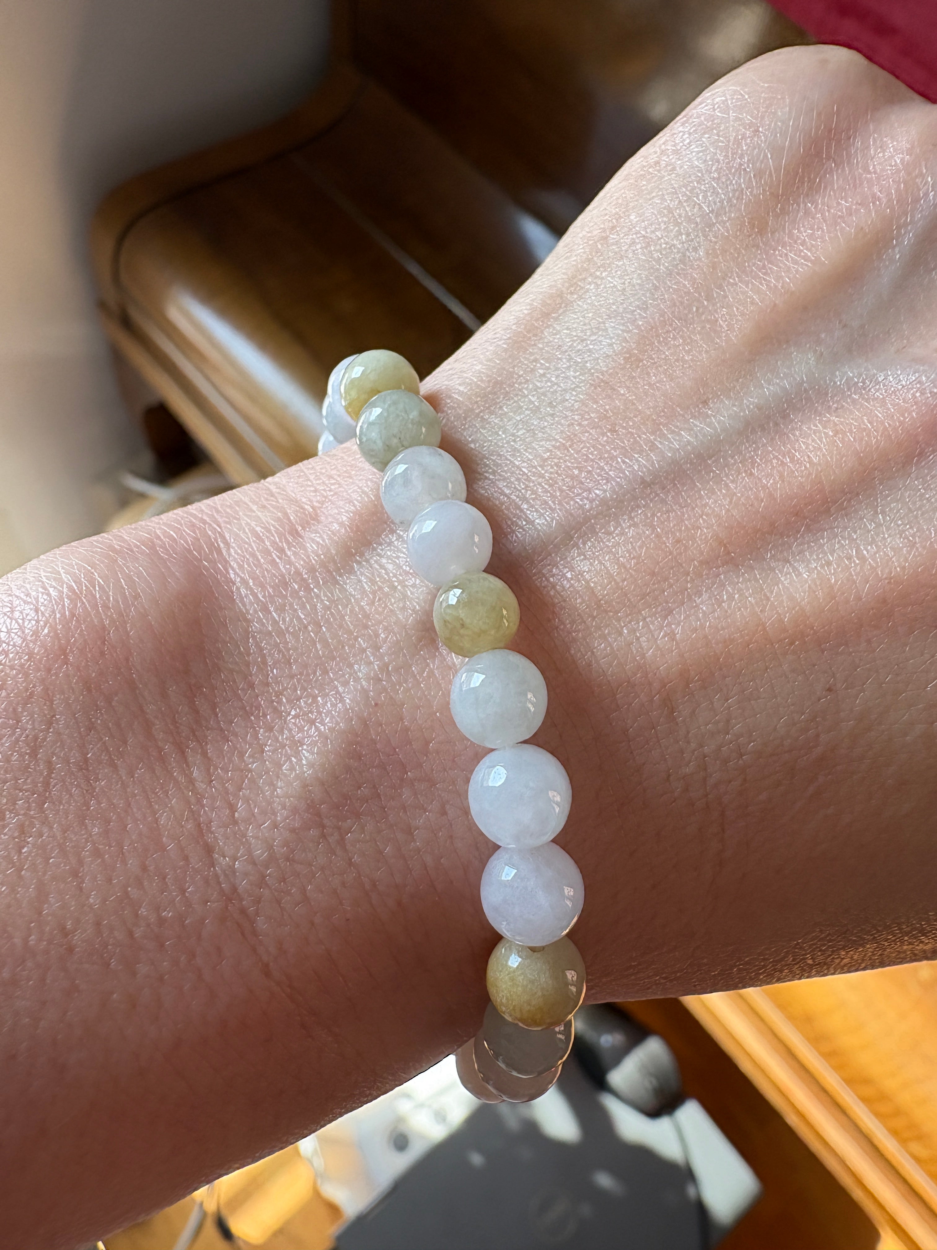 Many Treasures color FeiCui Jade bracelet