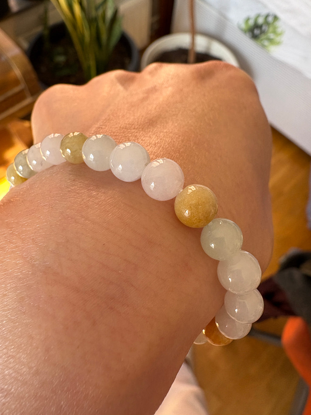 Many Treasures color FeiCui Jade bracelet