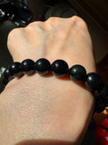 Wu Ji black Feicui jade bracelet