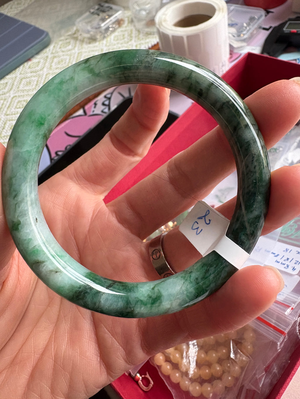 Green FeiCui Jade bangle