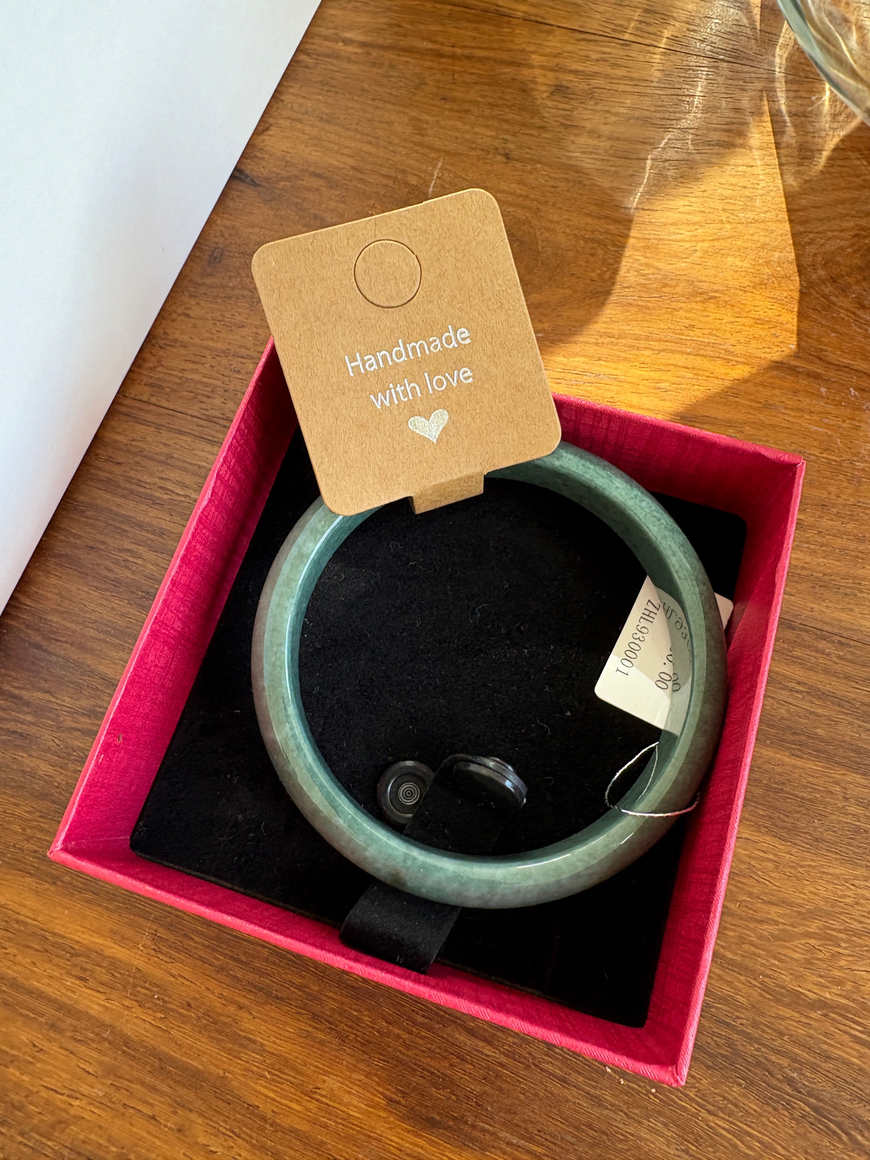 Big size Forest Green FeiCui Jade bangle