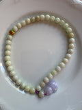 Lavender FeiCui Jade Wu Lou charm