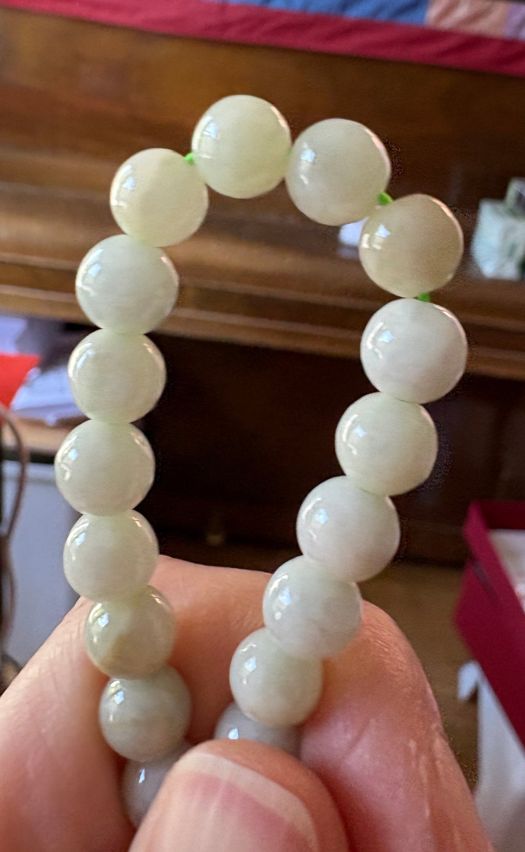 Lavender FeiCui Jade Wu Lou charm
